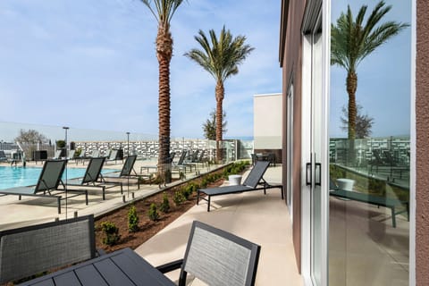 Suite, 1 King Bed, Patio, Poolside | View from room