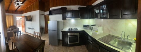 Basic Apartment, 2 Bedrooms | Private kitchen | Full-size fridge, microwave, dishwasher, rice cooker