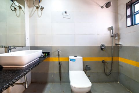 Deluxe Room | Bathroom | Shower, free toiletries, bidet, towels