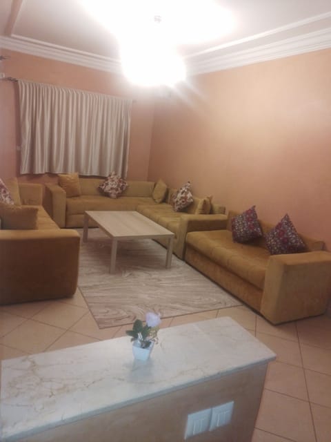 Family Apartment | Living area | 32-cm LED TV with satellite channels