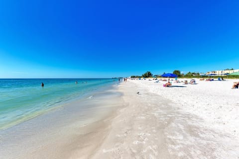 House, Multiple Beds, Pool View (Anna Maria Island Edgewater Bungalow) | Beach | Beach nearby, white sand