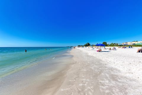 House, Multiple Beds, Pool View (Anna Maria Island Surfside Bungalow) | Beach | Beach nearby, white sand