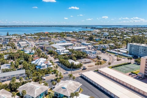 House, Multiple Beds, Pool View (Anna Maria Island Surfside Bungalow) | Aerial view