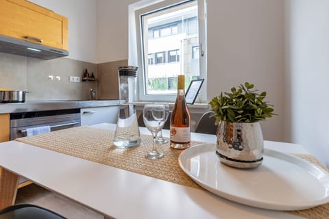 Condo | Private kitchen | Fridge, microwave, oven, stovetop