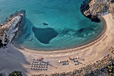 Private beach, sun loungers, beach umbrellas, beach towels