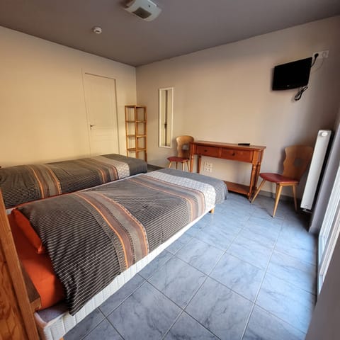 Quadruple Room, Non Smoking, Hill View | Hypo-allergenic bedding, desk, free WiFi, bed sheets