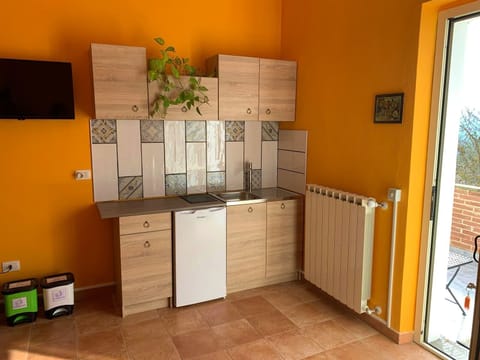 Panoramic Condo, Kitchenette, Mountain View | Living area | 32-inch Smart TV with digital channels