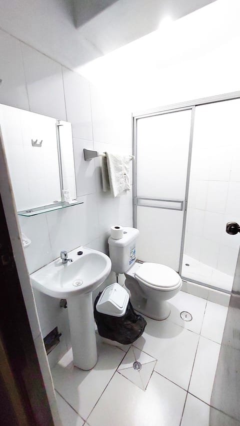 Standard Double Room, 1 Double Bed, Private Bathroom, City View | Bathroom | Shower, towels, soap, shampoo