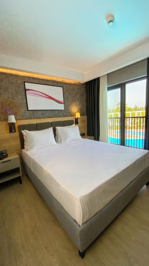 Standard Room, Poolside (French Bed) | Iron/ironing board, free WiFi