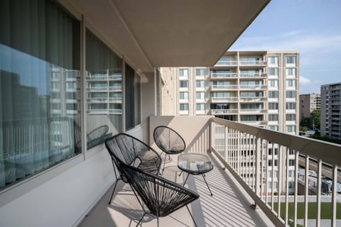 Business Apartment, Balcony, City View | Balcony