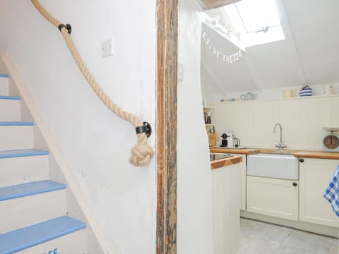 Fridge, dishwasher, electric kettle, toaster