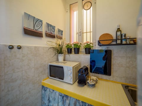 Comfort Apartment, Sea View | Private kitchen | Mini-fridge, espresso maker, electric kettle, paper towels