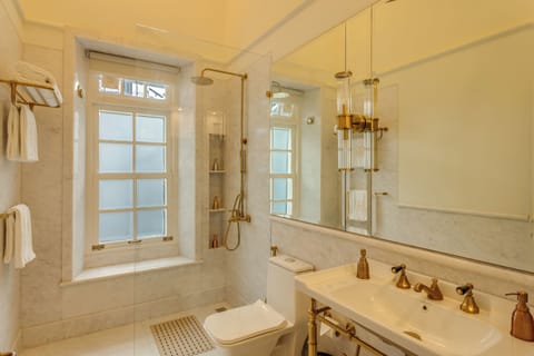 Maharaja Suite | Bathroom | Separate tub and shower, rainfall showerhead, free toiletries