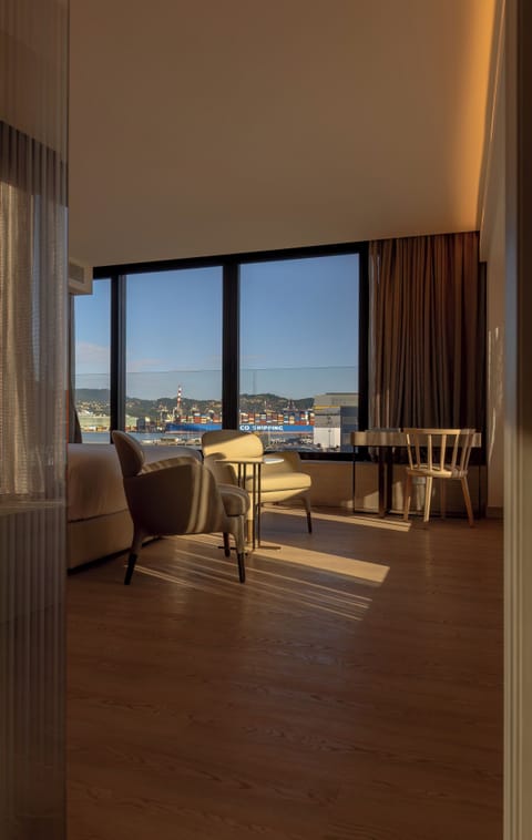 Junior Suite, Partial Sea View | 1 bedroom, premium bedding, down comforters, pillowtop beds