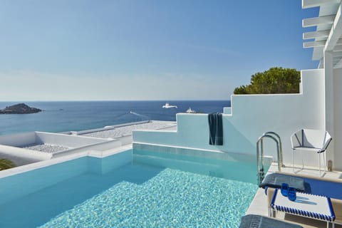 Room, Private Pool, Sea View (White Bliss) | Terrace/patio