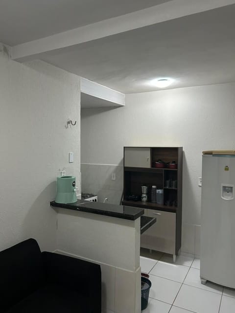 Comfort Apartment | Private kitchen | Fridge, microwave, stovetop, blender