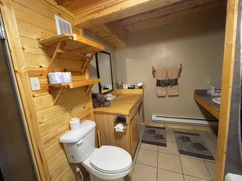 Family Studio Suite | Bathroom | Free toiletries, hair dryer, towels, soap