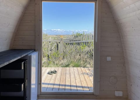 Wooden cabin with a view