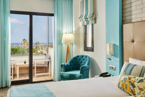 Superior Double Room Sea View | Premium bedding, memory foam beds, laptop workspace, iron/ironing board