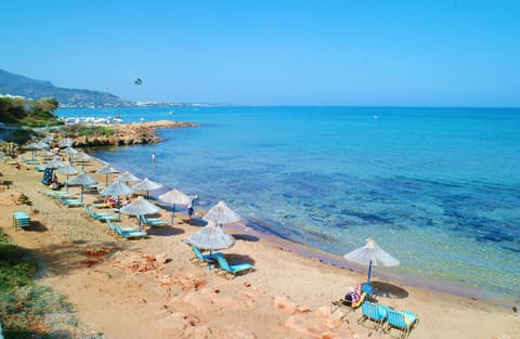 Beach nearby, sun loungers, beach umbrellas, beach massages