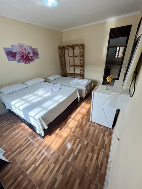 Comfort Triple Room, Pool View | Free WiFi, bed sheets