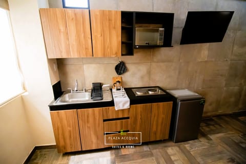 Family Suite | Private kitchen | Fridge, microwave, coffee/tea maker, blender