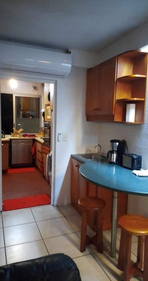 Comfort Apartment | Private kitchen | Full-size fridge, microwave, oven, stovetop