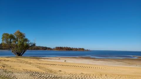 Private beach, beach cabanas