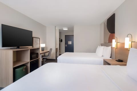 Room, 2 Queen Beds | Desk, iron/ironing board, free WiFi, bed sheets