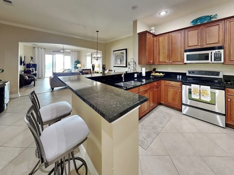 Condo, Multiple Beds, Balcony, Garden View (1134 Cinnamon Beach - No Pets Allowed) | Private kitchen | Coffee/tea maker