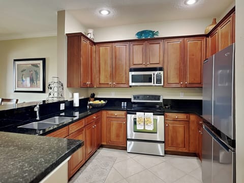 Condo, Multiple Beds, Balcony, Garden View (1134 Cinnamon Beach - No Pets Allowed) | Private kitchen | Coffee/tea maker