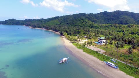 Private beach, beach bar