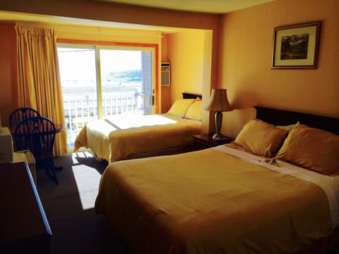 Standard Room, 2 Queen Beds, Balcony, Oceanfront | 1 bedroom, Egyptian cotton sheets, premium bedding, free WiFi