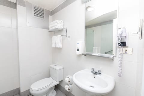 Traditional Triple Room, 3 Twin Beds | Bathroom | Shower, hair dryer, towels