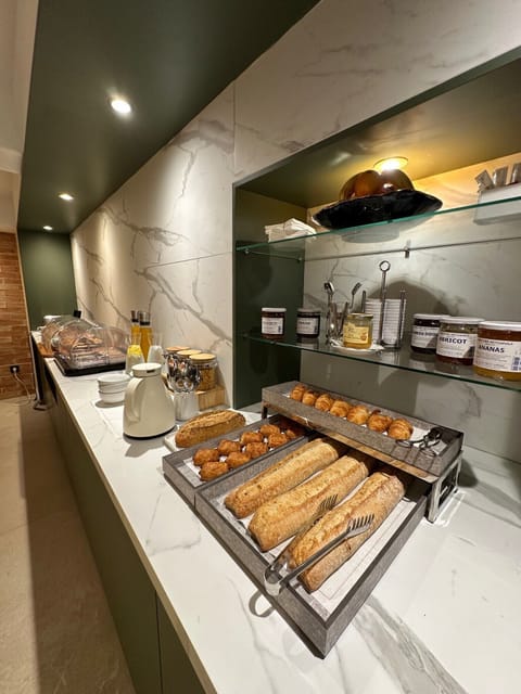 Daily buffet breakfast (EUR 14 per person)