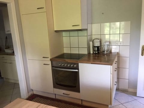 Standard Apartment | Private kitchen | Microwave, electric kettle, toaster, mixer