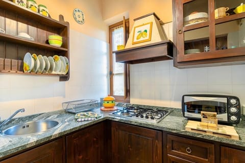 Appartamento LIMONAIA | Private kitchen | Fridge, cookware/dishes/utensils, freezer, paper towels