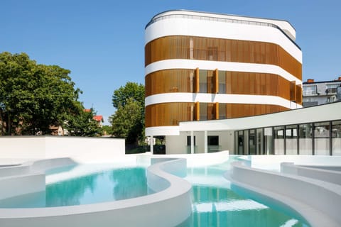 Indoor pool, seasonal outdoor pool