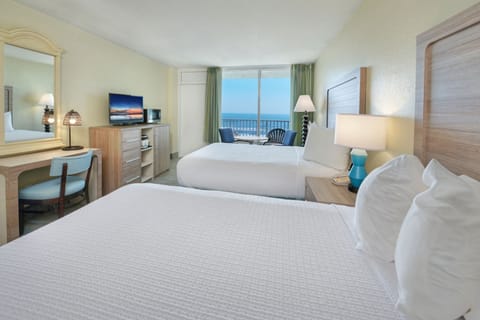 Oceanfront Select | Pillowtop beds, in-room safe, laptop workspace, iron/ironing board