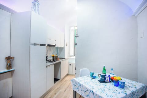 Family Apartment, 1 Bedroom (New Flat Sanremo Centro Casino Beach) | Private kitchen | Fridge, microwave, stovetop, coffee/tea maker