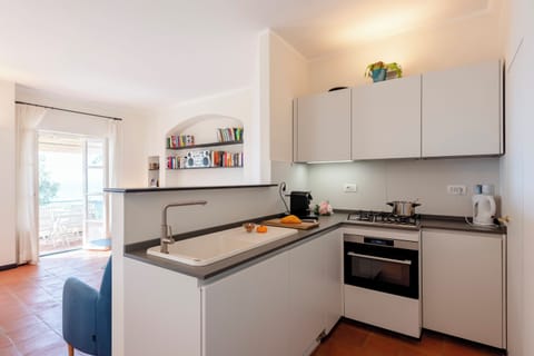 Family Villa, 4 Bedrooms, 2 Bathrooms, Sea Facing (Wonderful Villa In Mulinetti) | Private kitchen | Fridge, oven, stovetop, dishwasher