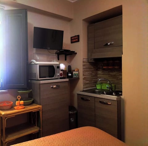 Basic Double or Twin Room, Kitchenette | Private kitchen