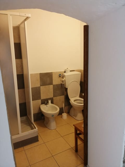 Camera dei Fiori | Bathroom | Shower, hair dryer, towels, soap