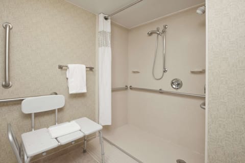 Room, 1 Double Bed, Accessible, Non Smoking | Bathroom | Free toiletries, hair dryer, towels