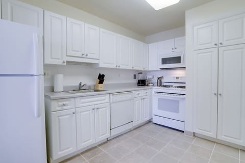 Comfort Apartment, 1 Bedroom, Balcony, City View | Private kitchen | Fridge, microwave, oven, dishwasher