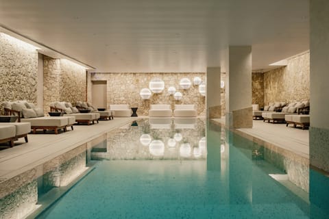 Indoor pool, outdoor pool