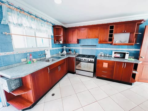 Family Apartment | Private kitchen | Full-size fridge, microwave, oven, toaster