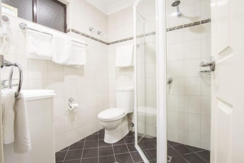 Deluxe Queen | Bathroom | Free toiletries, hair dryer, towels