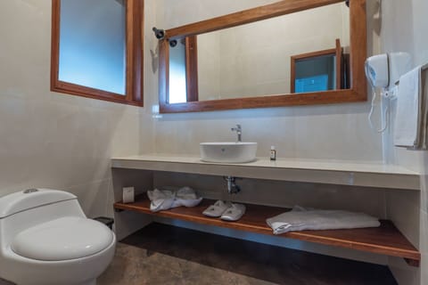 Deluxe Bungalow, River View | Bathroom | Shower, hair dryer, towels, soap