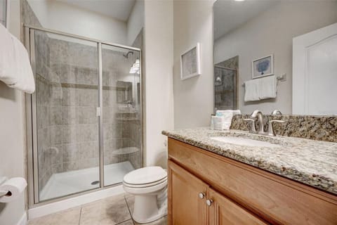 Panoramic Townhome, Resort View | Bathroom | Hair dryer, towels, soap, shampoo